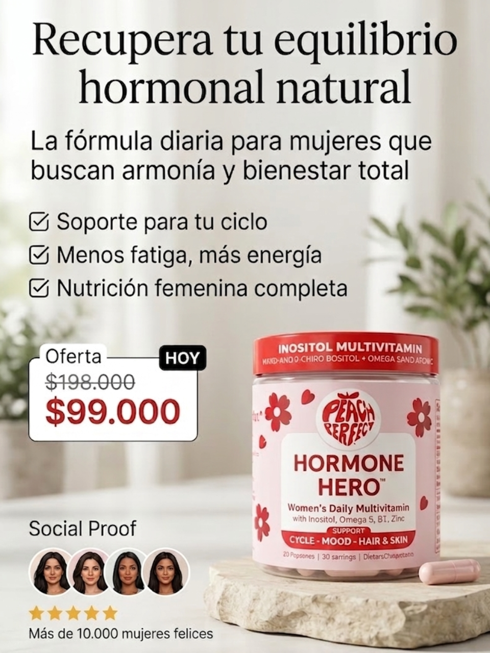 PEACH PERFECT INOSITOL MULTIVITAMINICO