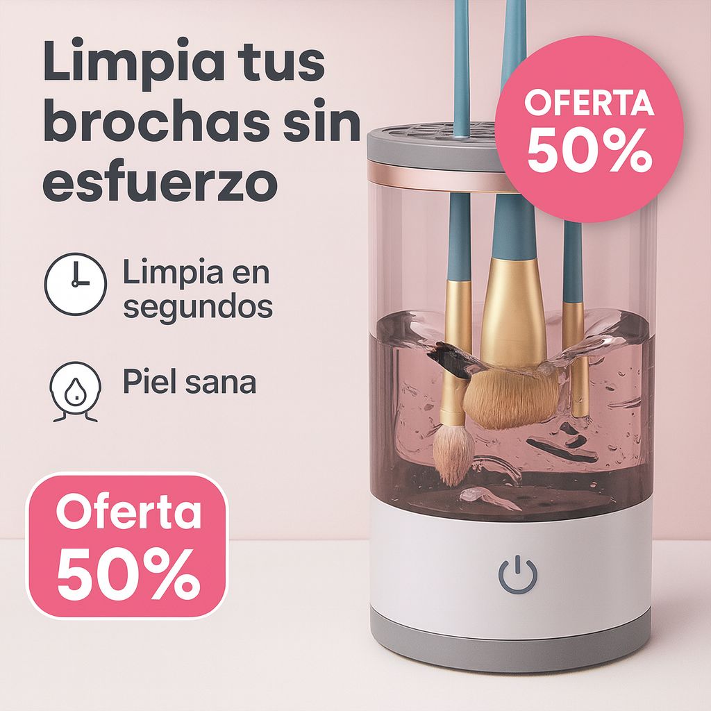 mini lavadora de brochas 50% de descueto
