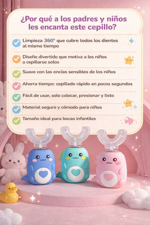 Cepillo Eléctrico Infantil Divertido