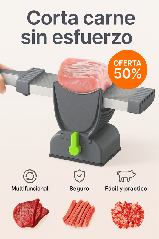 Cortador de Carne Multifuncional – Corta, rebana y pica en segundos