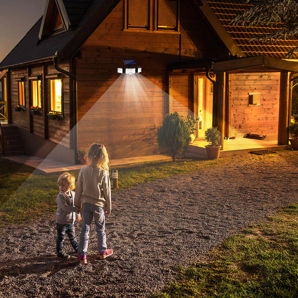 Luz Solar Triple con Control