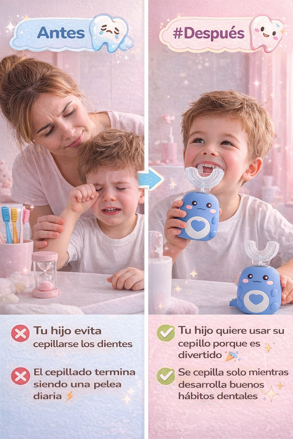 Cepillo Eléctrico Infantil Divertido